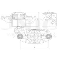 Опора амортизатора задняя UNIO O1 K05VI 1441315543 RMP-13152