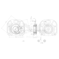 Опора амортизатора передняя UNIO RMP-13118 1441315580 6K3 8QHT