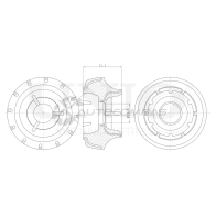 Опора амортизатора передняя UNIO 1441315590 RMP-13001 C 2QAG2
