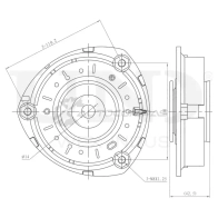 Опора амортизатора передняя UNIO RMP-13004 HX OFV76 1441315591