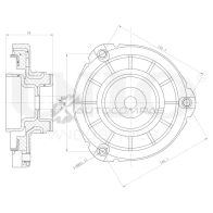 Опора амортизатора передняя UNIO 8AVHK 5R 1441315604 RMP-13010