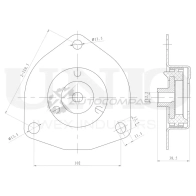 Опора амортизатора передняя UNIO NT RQZK8 RMP-13100 1441315609