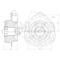 Опора амортизатора передняя UNIO 1441315631 RMP-13106 ZN5N K