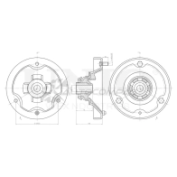 Опора амортизатора передняя UNIO M33 YHT 1441315633 RMP-13040