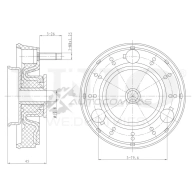 Опора амортизатора передняя UNIO 1441315636 RMP-13019 KPT Q0