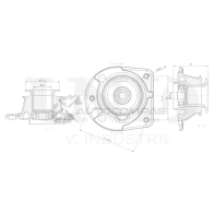 Опора амортизатора передняя правая UNIO RMP-13079 8AXU B 1441315691