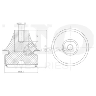 Опора КПП UNIO 1441315865 RMP-15121 R8MU 1F