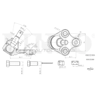 Опора шаровая передняя нижняя UNIO 2R1 0W 1441315895 SSP-20146