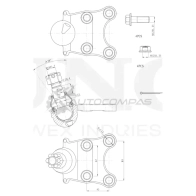 Опора шаровая передняя нижняя UNIO 1441315912 SSP-20031 6F 5V9