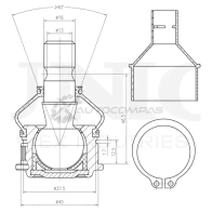 Опора шаровая передняя нижняя UNIO YY6M 1J 1441315914 SSP-20107