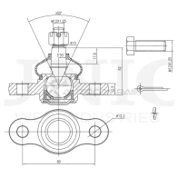 Опора шаровая передняя нижняя UNIO SSP-20061 1441315990 G E5REAI