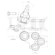 Опора шаровая передняя нижняя правая UNIO K O9WZRP 1441316025 SSP-20043
