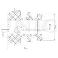 Отбойник заднего амортизатора UNIO Z EHV4 1441316040 DUC-40011