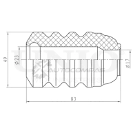 Отбойник переднего амортизатора UNIO DUC-40002 1441316051 IVN6 QX