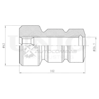 Отбойник переднего амортизатора UNIO 85 6VO2 1441316053 DUC-40027