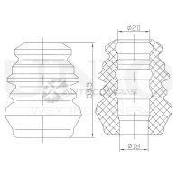 Отбойник переднего амортизатора UNIO D6 GC8 1441316055 DUC-40023