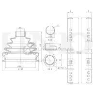 Пыльник ШРУСа (к-т) UNIO AZTHM Q DUC-30065K 1441316475