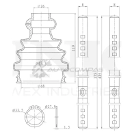 Пыльник ШРУСа (к-т) UNIO GOO4HM V 1441316586 DUC-30009K