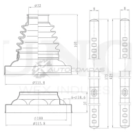 Пыльник ШРУСа (к-т) UNIO AMRN 4 1441316587 DUC-30135K