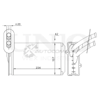 Радиатор отопителя UNIO 1441316659 DAHS H RAD-20037 - Изображение 4
