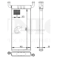 Радиатор отопителя UNIO 1441316660 Q 57MV9 RAD-20053 - Изображение 4