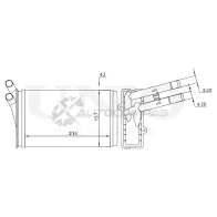 Радиатор отопителя UNIO 1441316662 RAD-20005 KU73HG 3 - Изображение 4