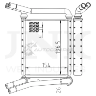 Радиатор отопителя UNIO 5BVIJX Z 1441316664 RAD-20044 - Изображение 5