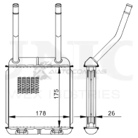 Радиатор отопителя UNIO 7Y LSL 1441316668 RAD-20025 - Изображение 5