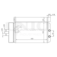 Радиатор отопителя UNIO RAD-20038 0KW 5J 1441316669 - Изображение 4