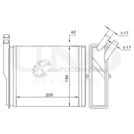 Радиатор отопителя UNIO 1441316678 RAD-20045 6H07 KFE - Изображение 4