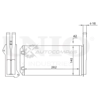 Радиатор отопителя UNIO RAD-20041 TZ7AA PS 1441316680 - Изображение 4