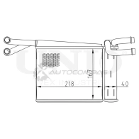 Радиатор отопителя UNIO 1441316684 I0FZO H RAD-20027 - Изображение 4
