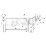 Радиатор отопителя UNIO 1441316687 RAD-20003 8C5K E - Изображение 6