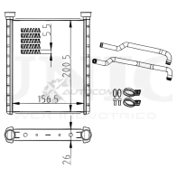Радиатор отопителя UNIO RAD-20008 UKFG5 DC 1441316699 - Изображение 5