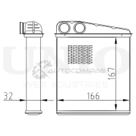 Радиатор отопителя UNIO 1441316711 RAD-20033 R287 7 - Изображение 5