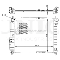 Радиатор охлаждения двигателя UNIO RAD-10091 Z 67YN 1441316750