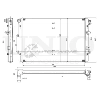 Радиатор охлаждения двигателя UNIO RAD-10028 OWT 903 1441316754