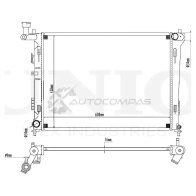 Радиатор охлаждения двигателя UNIO L IMJ4QN 1441316755 RAD-10035