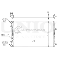 Радиатор охлаждения двигателя UNIO RAD-10089 1441316783 FZW7FW L