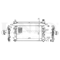 Радиатор охлаждения двигателя UNIO 1441316784 X LFLDB RAD-10113