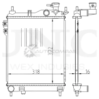 Радиатор охлаждения двигателя UNIO RAD-10078 1 YEHN0R 1441316841