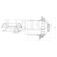 Ремкомплект опоры амортизатора UNIO 1441317202 7S 6W0 RMP-13068
