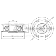 Ролик натяжной ремня ГРМ UNIO H 6VC2Z1 TNS-10021 1441317329 - Изображение 3