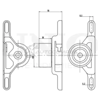 Ролик натяжной ремня ГРМ UNIO GW 0WI TNS-10013 1441317334