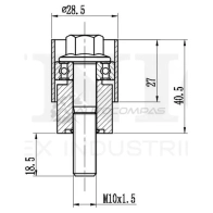 Ролик обводной ремня ГРМ UNIO W M5DYJ 1441317450 TNS-10018