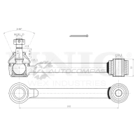Рычаг подвески поперечный задний UNIO SUB97 XF SSP-40148 1441317517 - Изображение 6