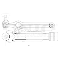 Рычаг подвески поперечный передний нижний UNIO SSP-40066 R PQ0MM 1441317576 - Изображение 5