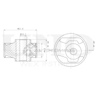 Сайлентблок заднего дифференциала UNIO OK75 7 1441317819 RMP-20230