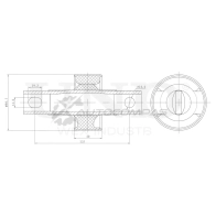 Сайлентблок заднего нижнего продольного рычага UNIO RMP-20281 K LPZHY 1441317825