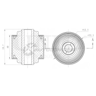 Сайлентблок заднего продольного рычага UNIO RMP-20393 1441317848 2OZ 1B2X